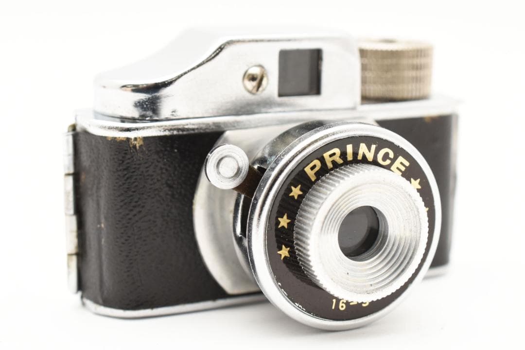 しっかり動きます！ PRINCE 16-S トイカメラ レザーケース 元箱付き