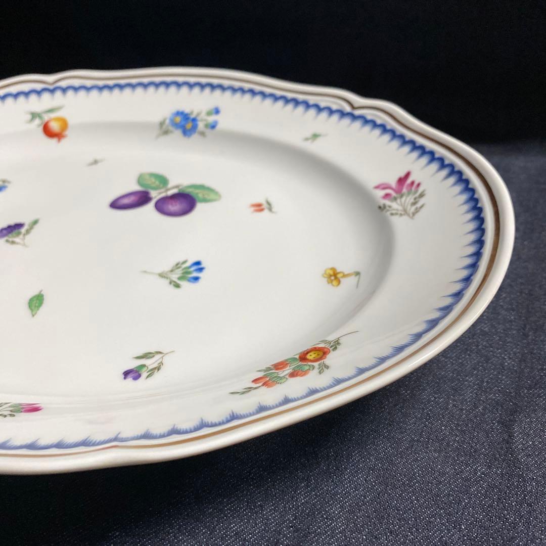 リチャード ジノリ　イタリアンフルーツ オーバルプラタ　大皿　アンティーク　お皿