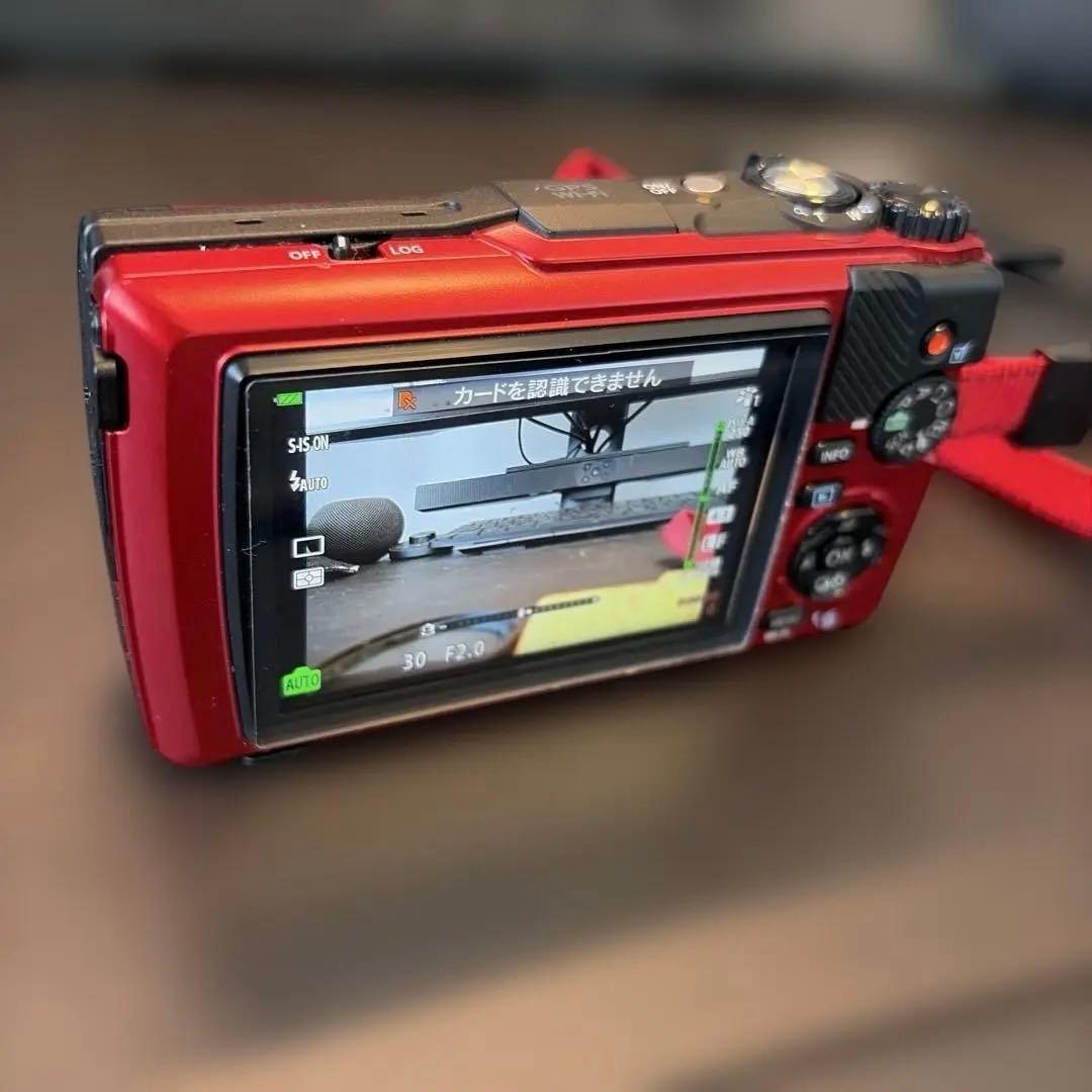 OM SYSTEM TG-7 デジタルカメラ 赤