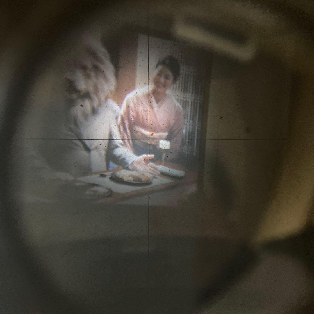 アンティーク蔵出し未使用近CRYSTAR FLEX 二眼レフ機能完動本体合皮傷無