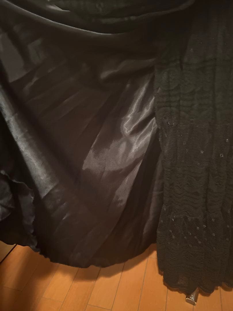 最終値下げ★フラメンコ衣装ハンドメイド黒ファルダブラウスチャレコボウタイ4点