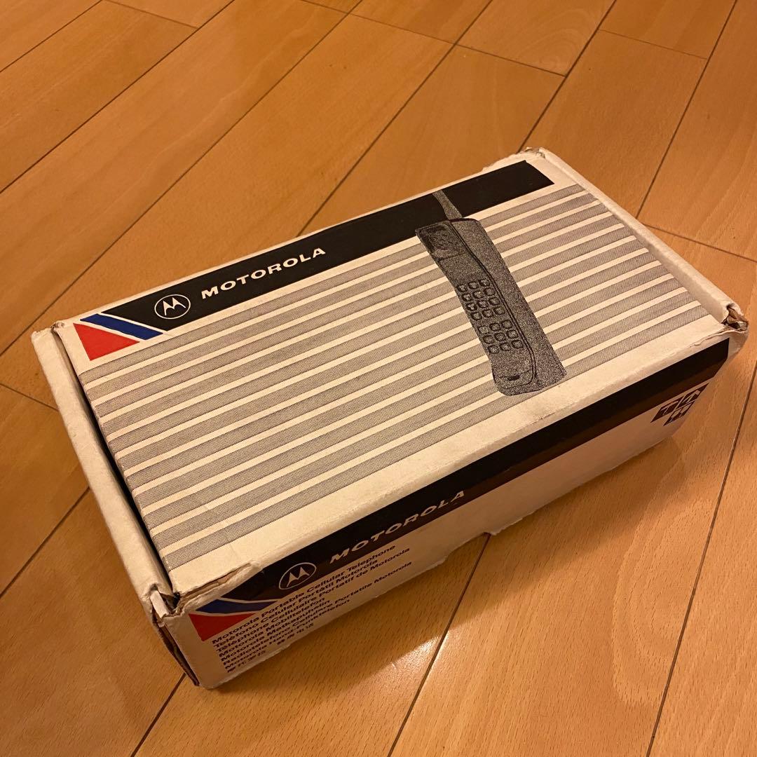 【箱付き・美品】Motorola ブリックフォン【1992年モデル】