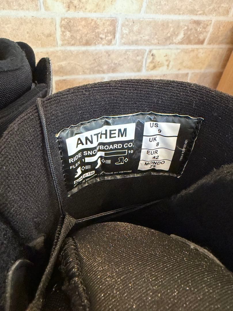 RIDE ANTHEM スノーボードブーツ US9