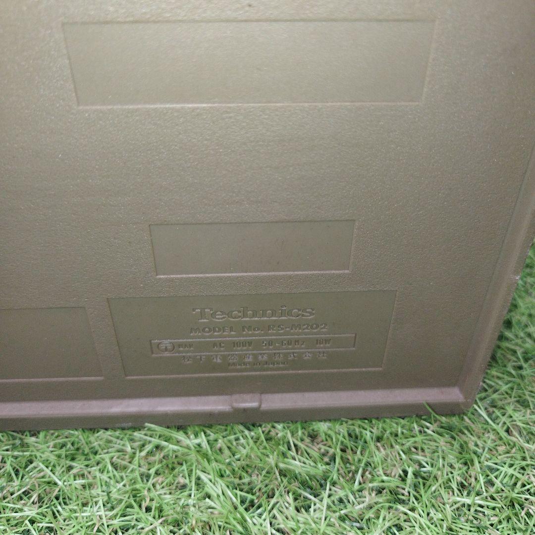 カセットレコーダー ステレオダブルカセットデッキ　Technics-M202