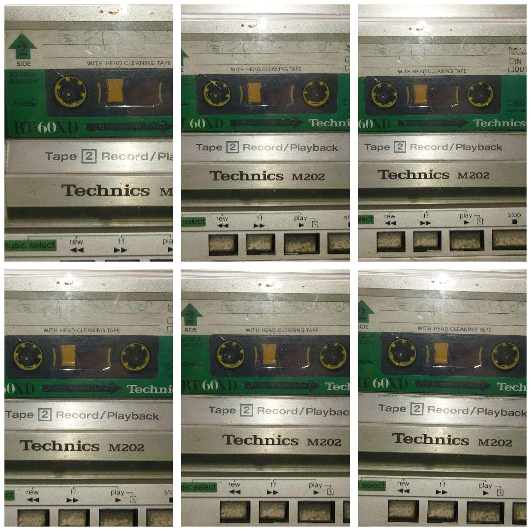 カセットレコーダー ステレオダブルカセットデッキ　Technics-M202