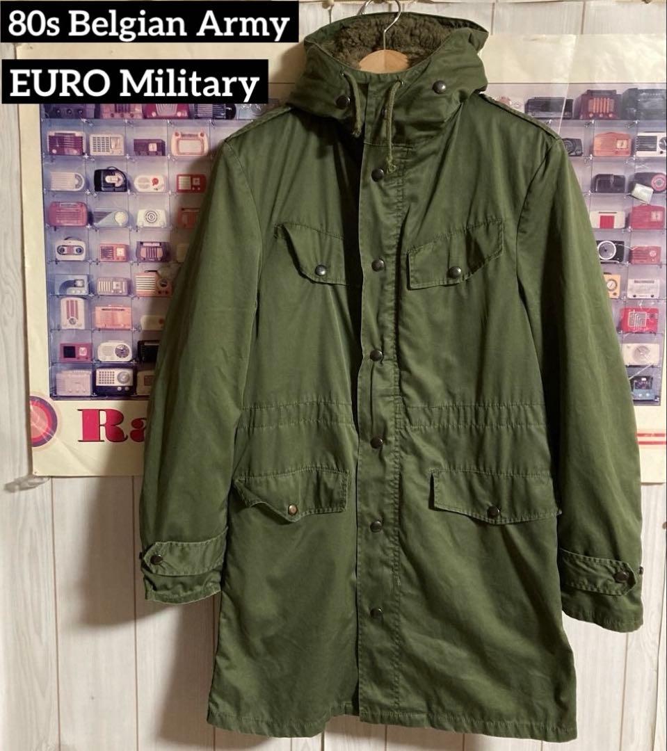 80sベルギー軍ABL SEYNTEXライナー付フィールドパーカーモッズコート