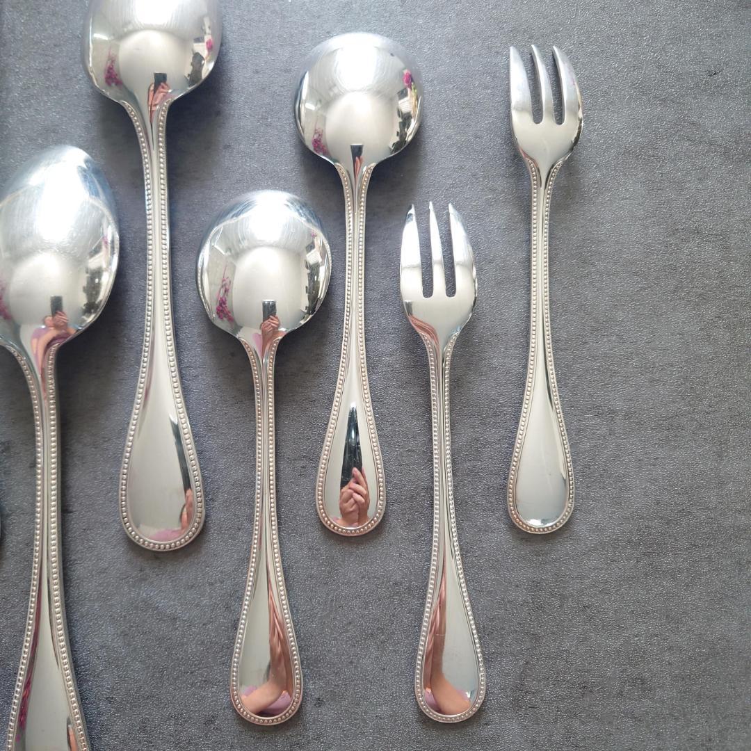 クリストフル パール コンソメスプーン含む 10点