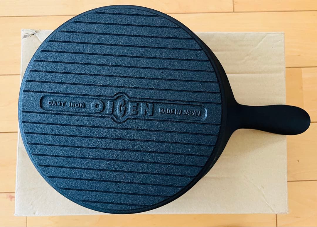 南部鉄器　鋳鉄製 片手鍋 OIGENオリジナルステンレス蓋付き　未使用品