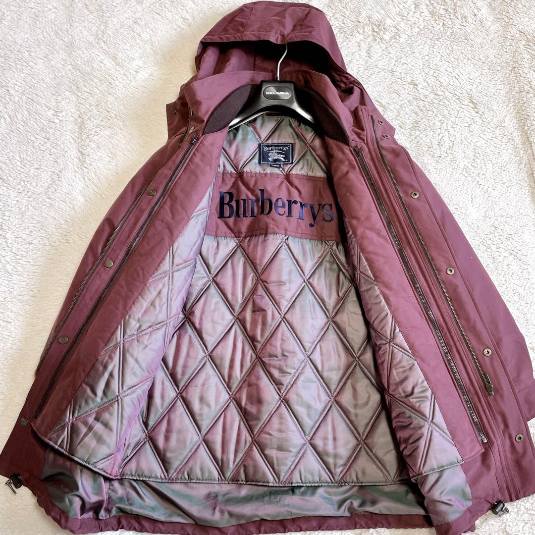 BURBERRY 80s ヴィンテージ モッズコート ブルゾン フードジャケット