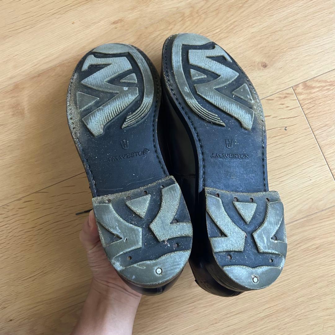 vintage jm weston golf 旧旧ロゴ　ゴルフ　革靴