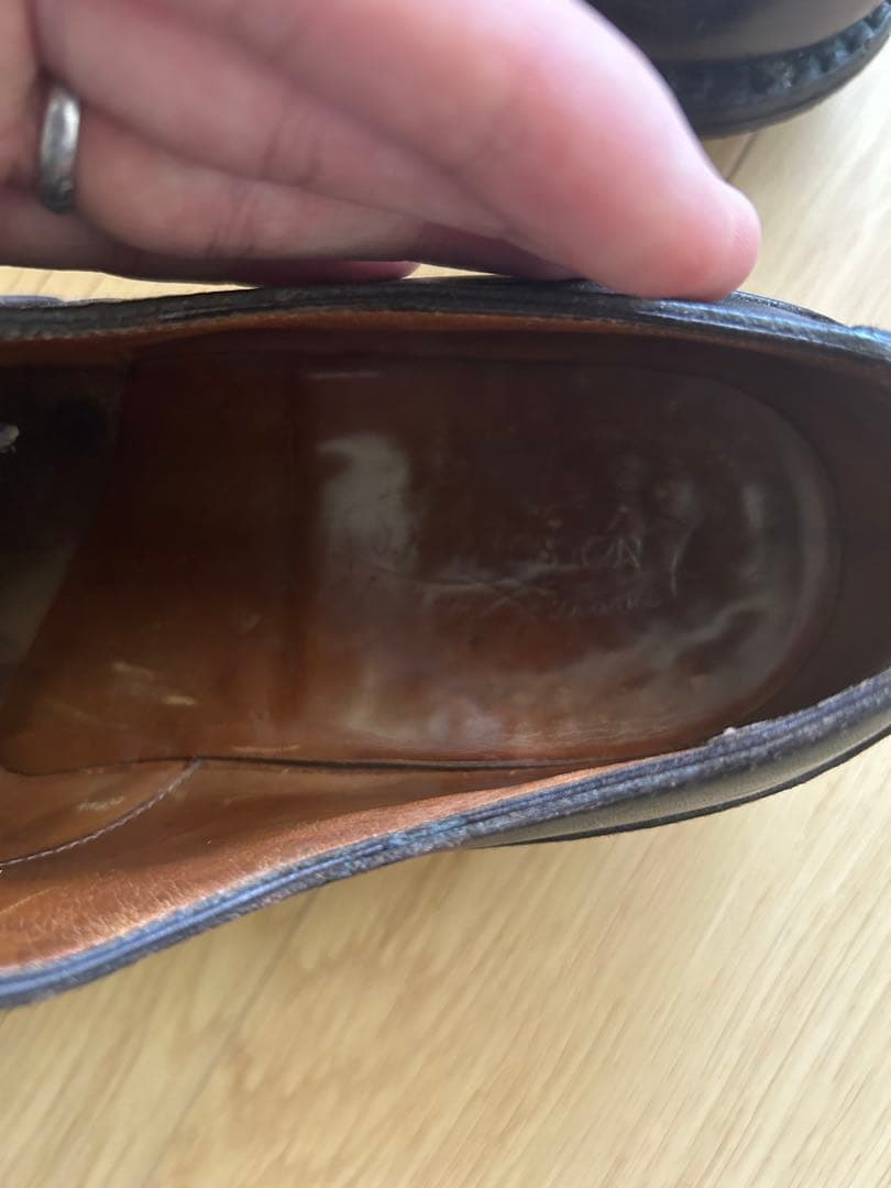 vintage jm weston golf 旧旧ロゴ　ゴルフ　革靴