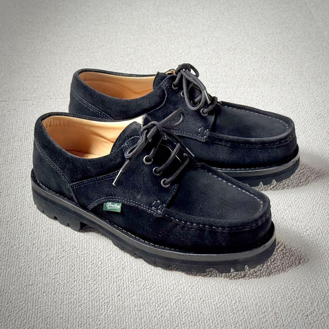 Paraboot THIERS JANNU VEL NOIR UK8 B&Y別注