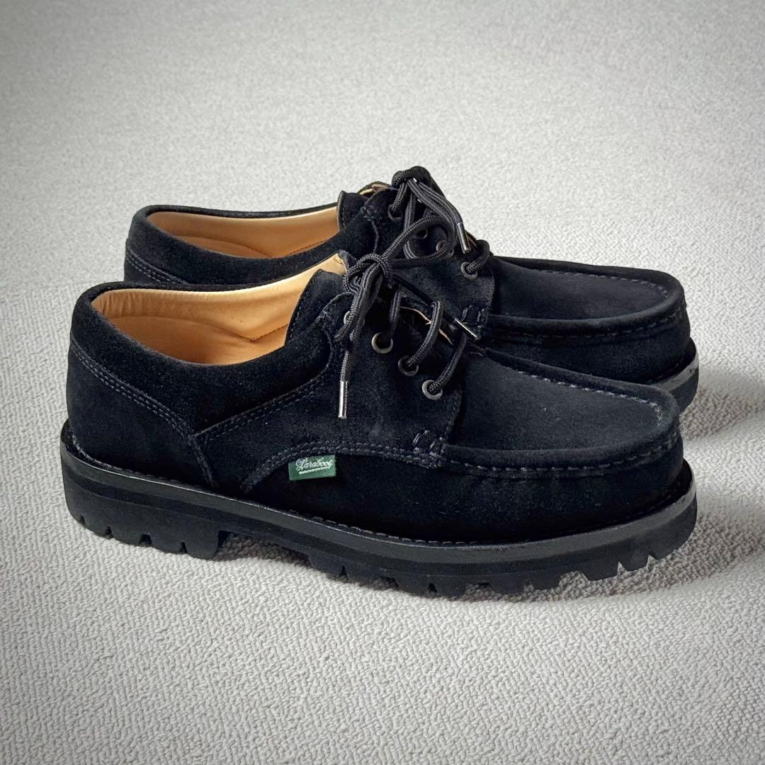 Paraboot THIERS JANNU VEL NOIR UK8 B&Y別注