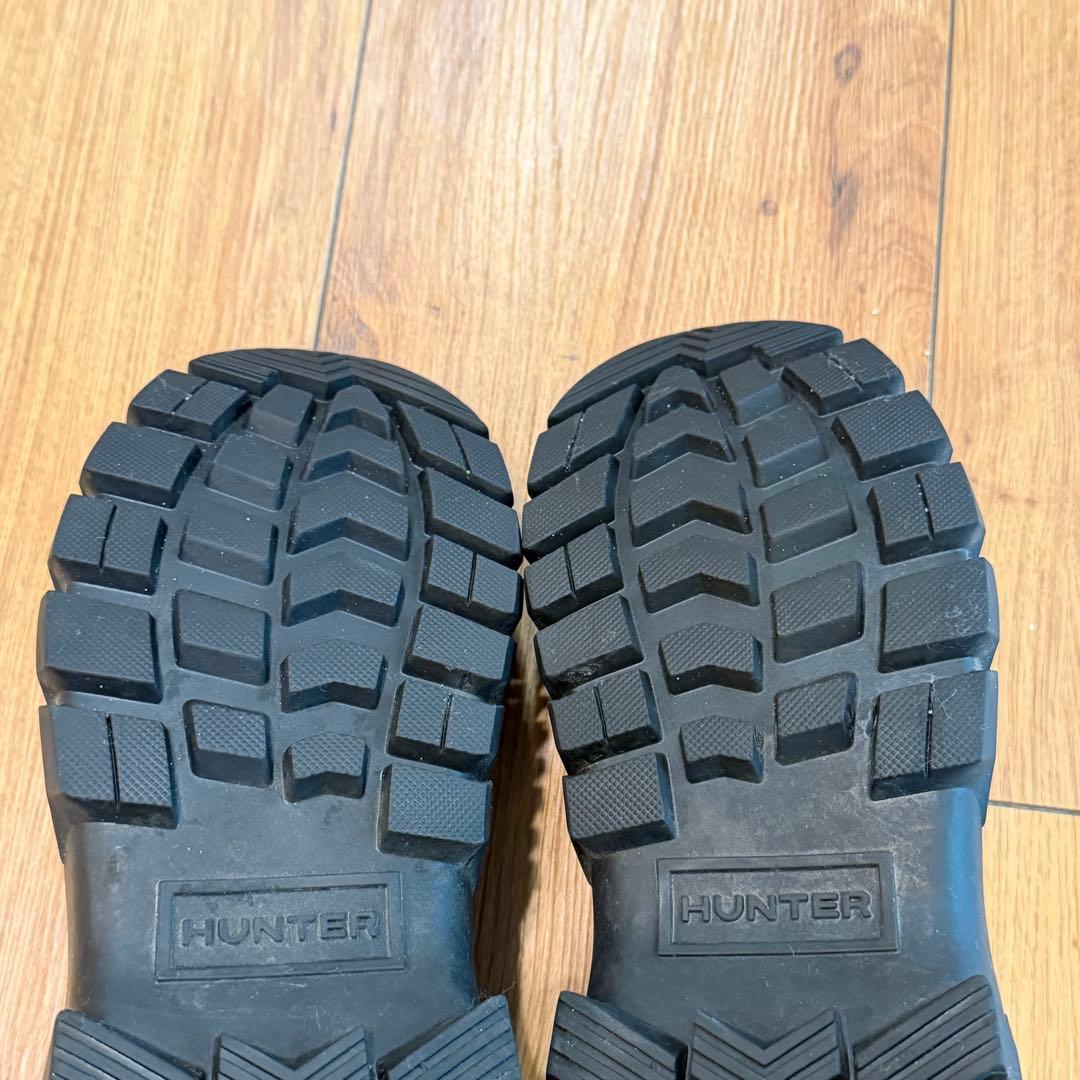 【HUNTER】ハンター ブラック スノーブーツレディース 24cm