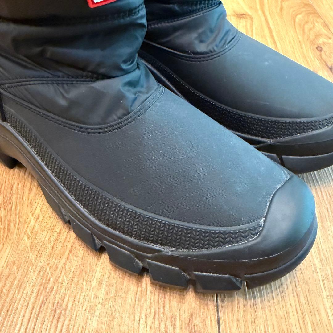 【HUNTER】ハンター ブラック スノーブーツレディース 24cm