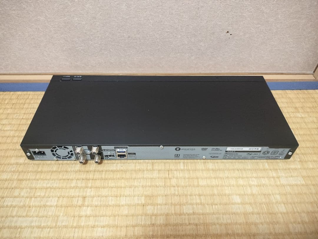 パナソニック 1TB 2チューナー ブルーレイレコーダー DMR-BRW1050