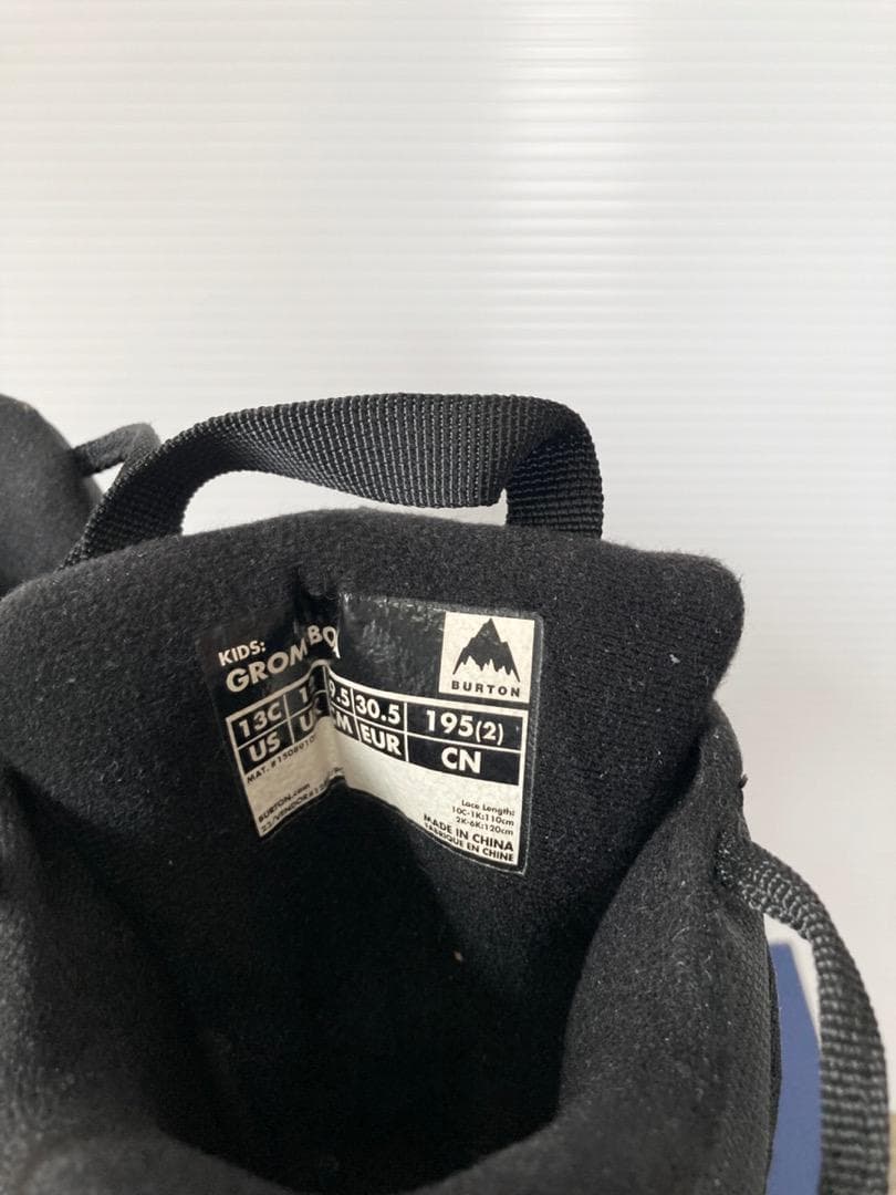 BURTON バートン キッズ ブーツ スノーボード グロムボア ジュニア　箱有