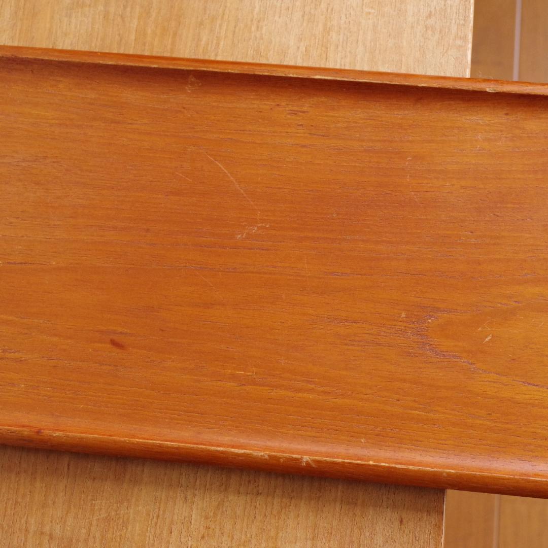スウェーデン製 チーク Teak 木製 トレイ プレート トレー お盆 北欧