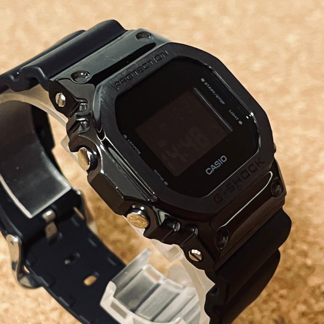 美品カシオG-SHOCK /GMー5600UBー1JFブラックメタルカバード