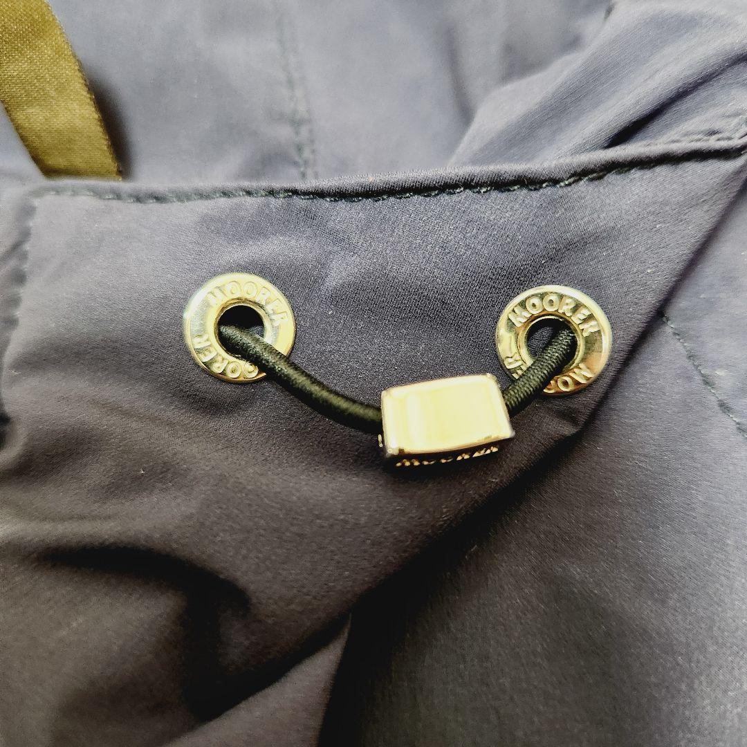 【美品】MooRER ムーレー LOBELIA ストレッチ ナイロンジャケット紺