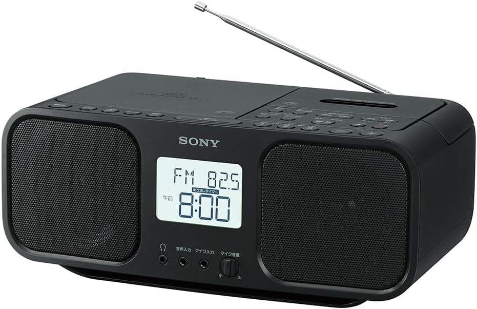 【美品】SONY CDラジオカセット レコーダー CFD-S401 ラジオ 黒