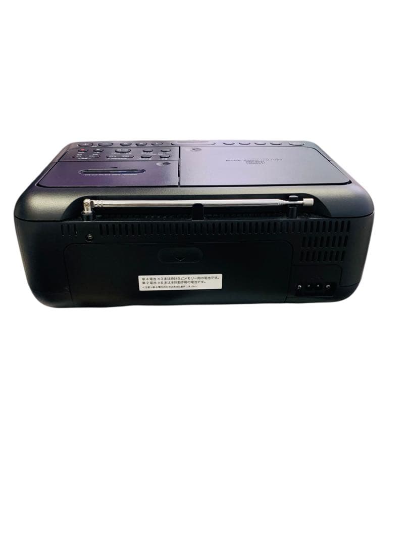 【美品】SONY CDラジオカセット レコーダー CFD-S401 ラジオ 黒