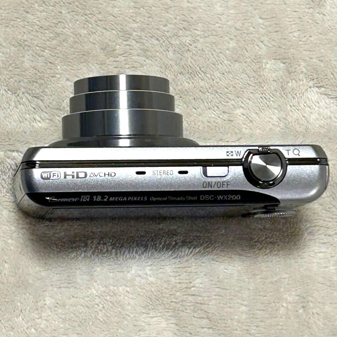 【極美品 動作確認済】SONY サイバーショット DSC-WX200 シルバー