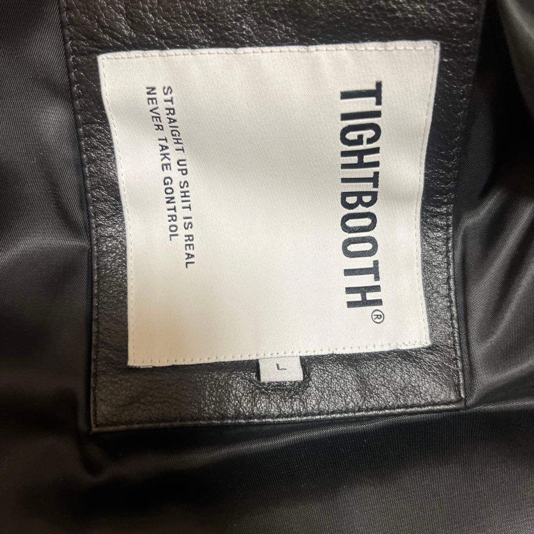 ち*び様 TIGHTBOOTH TBKB LEATHER MA-1 DOWN J