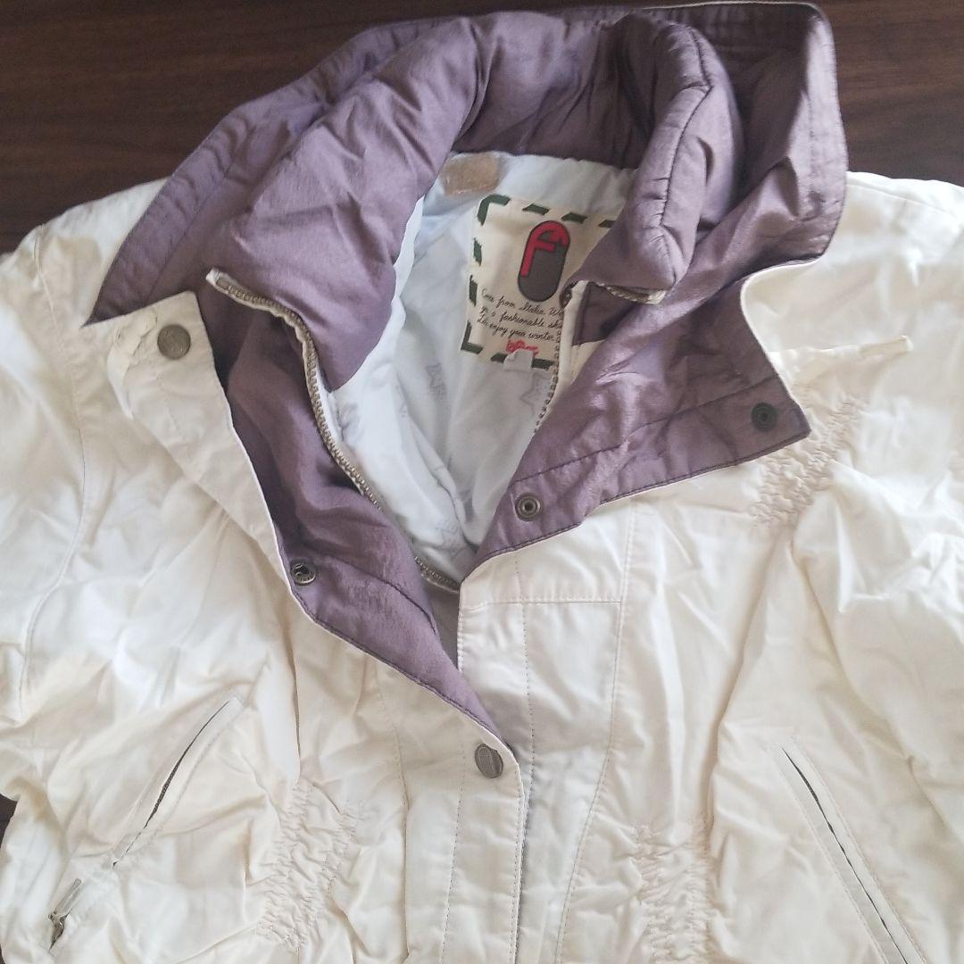 ☆美品☆スキーウェア　レディース　ホワイトダウン