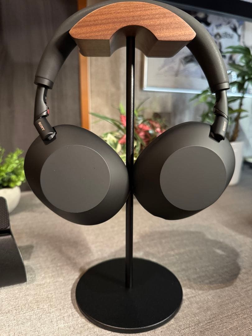 【5年ワイド延長保証付】Sony WH-1000MX6 ブラック　スタンド付き