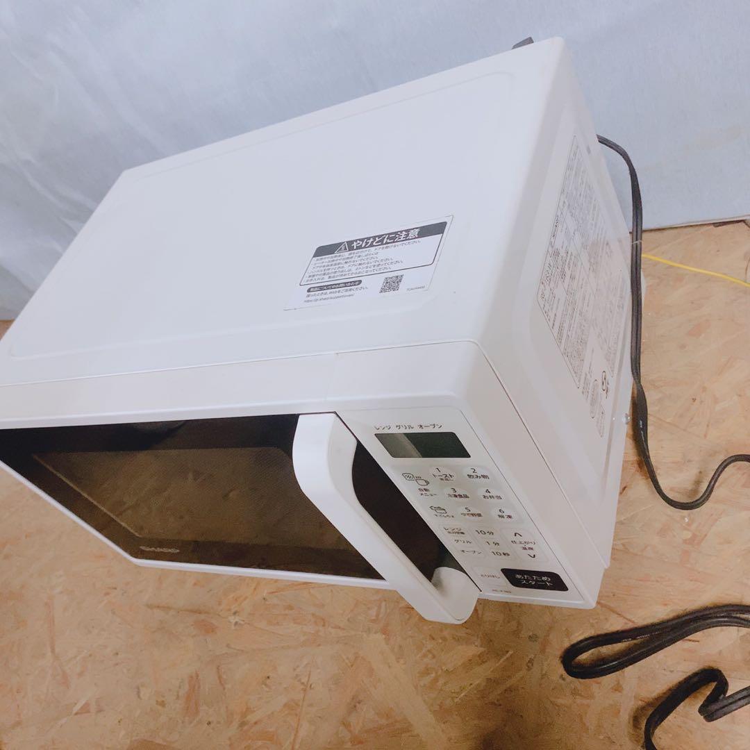 シャープ オーブンレンジ RE-F163-W ホワイト 2022年製 電子レンジ