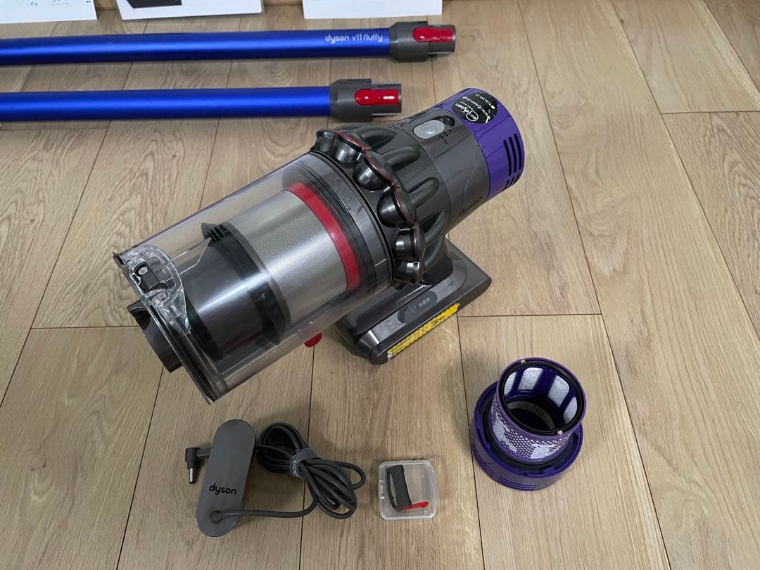 ダイソン⑦V10SV12 長さの違うパイプ付　交換フィルター　モーターバーヘッド