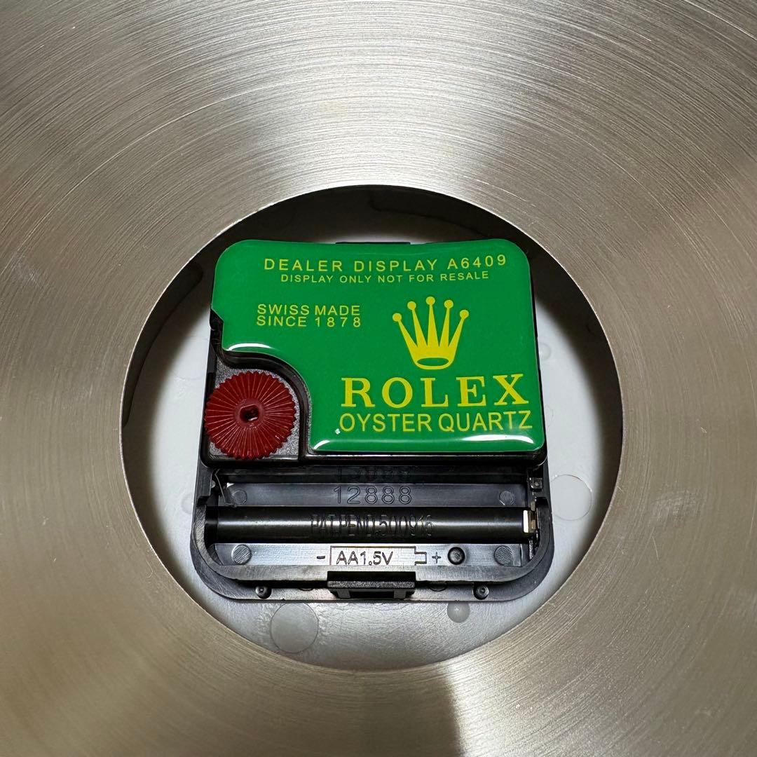 希少品 ROLEX掛け時計 グリーンサブゴールド