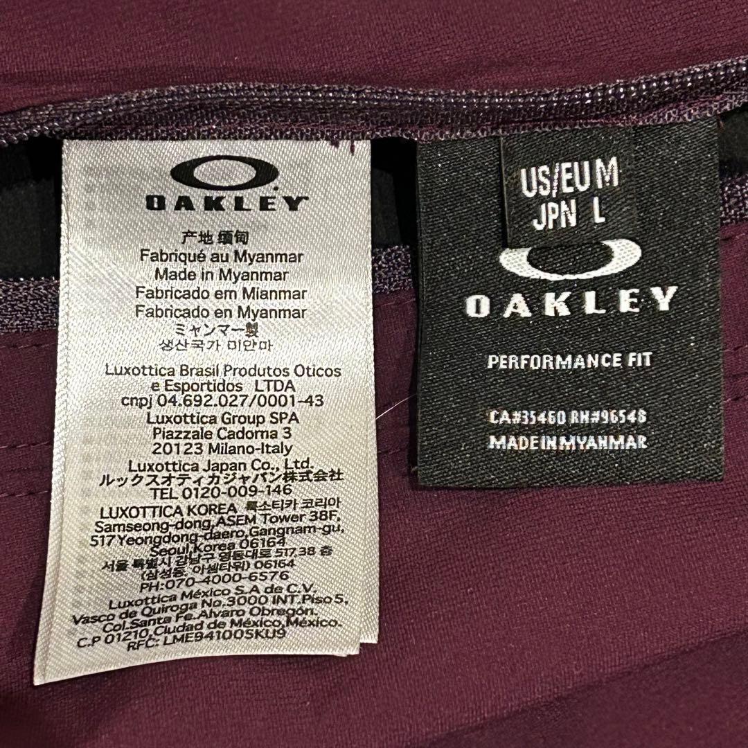 OAKLEY セットアップ　ジャケット　パンツ　パープル系　オークリー　メンズ