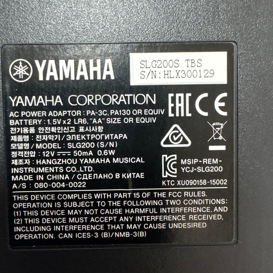 美品　ヤマハSLG200S TBS