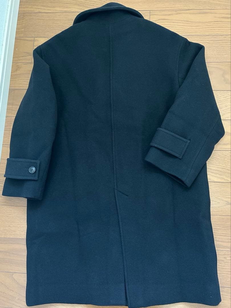 ピュアラムロングコクーンコート