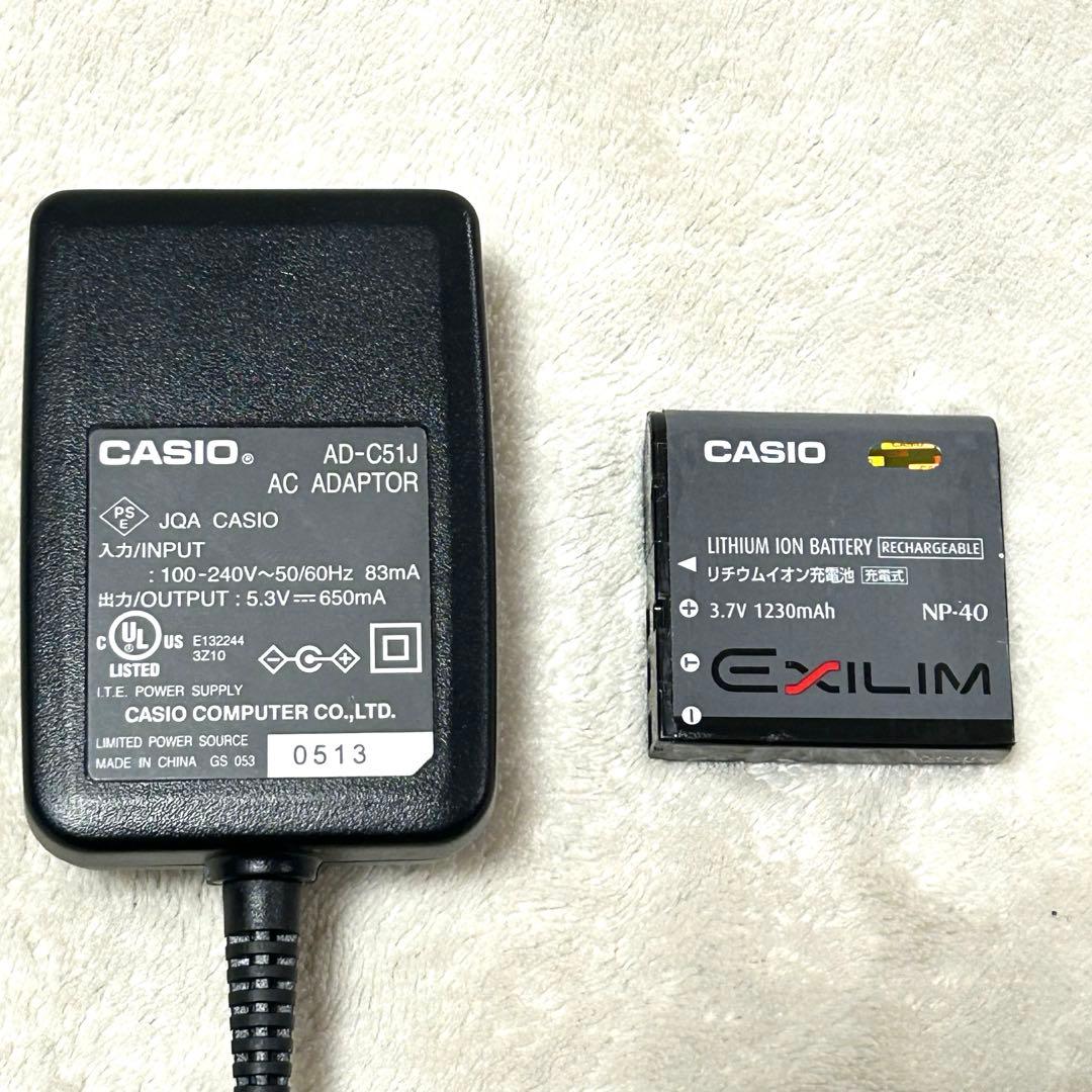 【美品 動作確認済】CASIO EXILIM ZOOM EX-Z50 シルバー