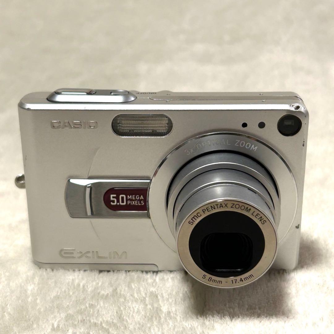 【美品 動作確認済】CASIO EXILIM ZOOM EX-Z50 シルバー