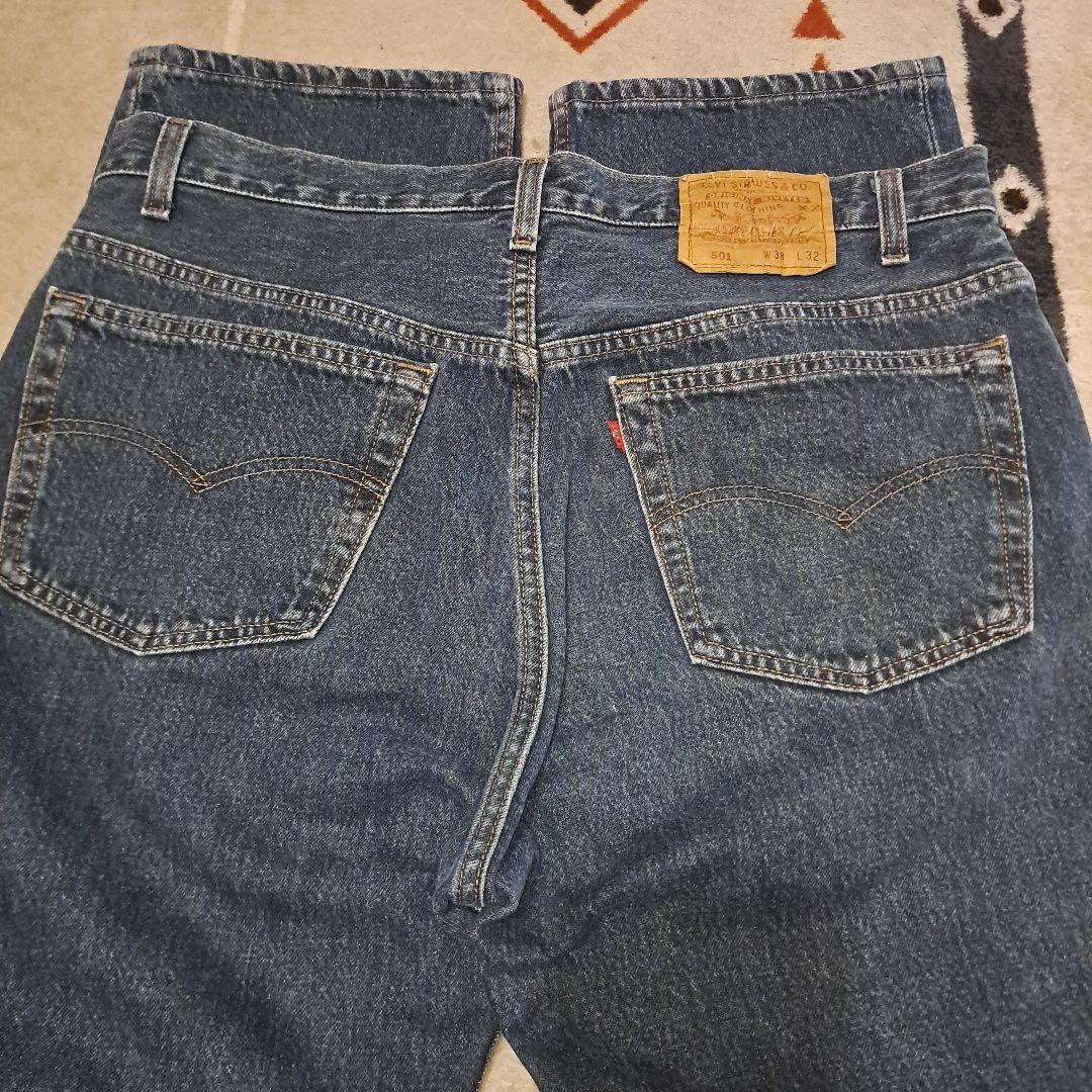 USA製 90s Levi's リーバイス501 レアカラーデニム W38