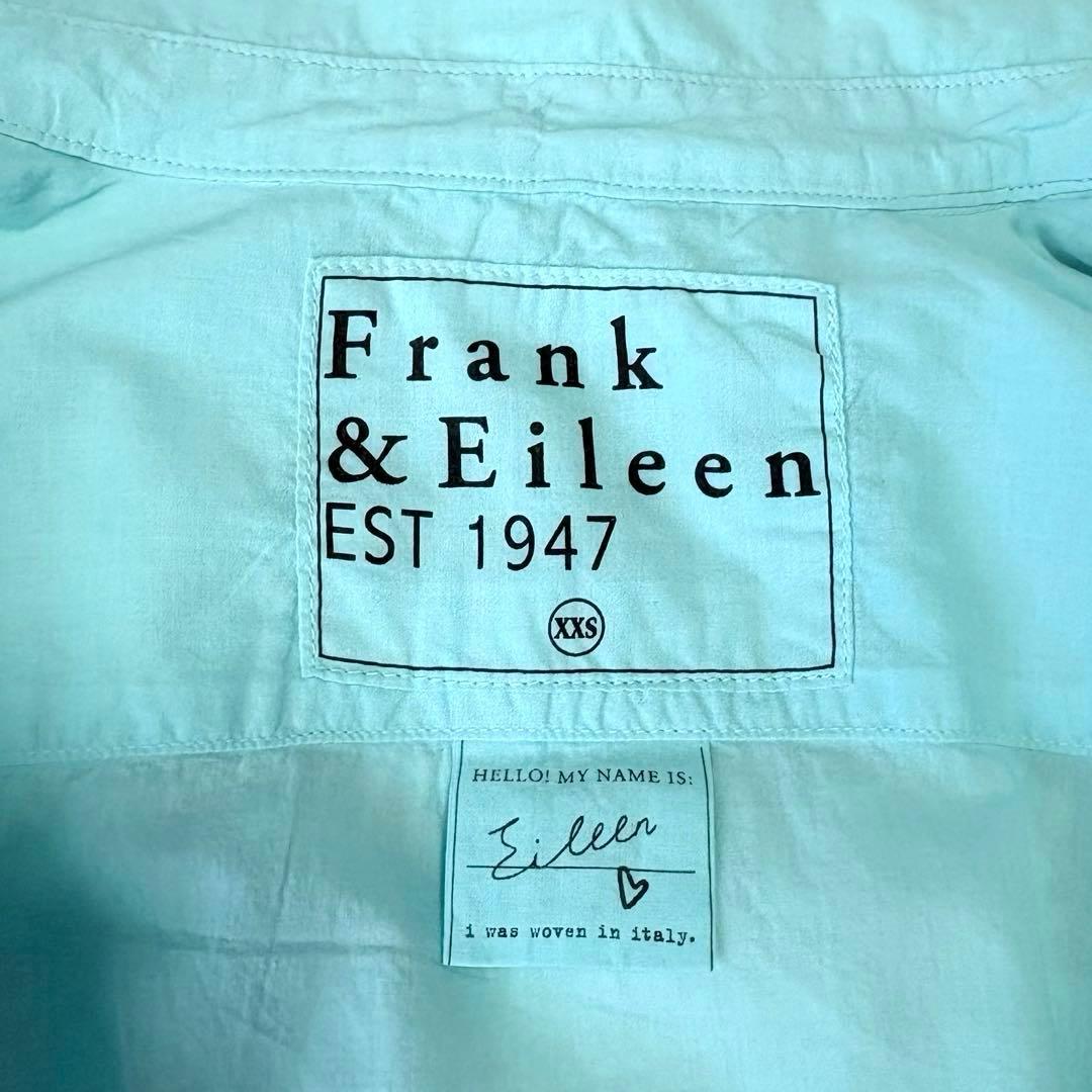 美品✨フランクアンドアイリーン EILEEN スキッパーシャツ コットン ブルー