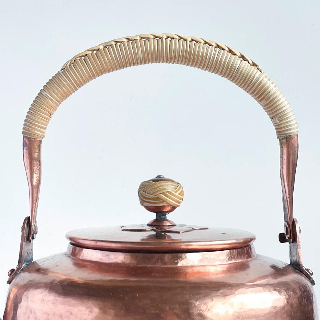 【希少】京都 有次 銅 大型やかん 江戸型 3.5L（4L）薬缶