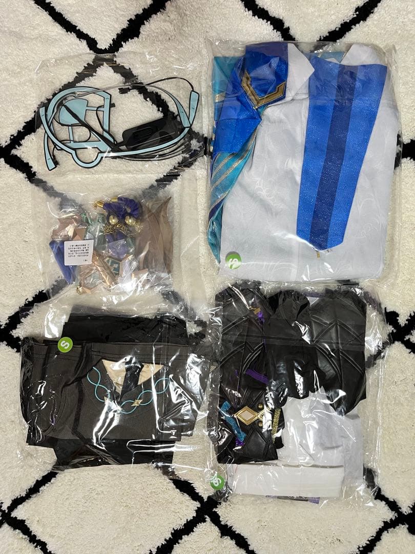 原神 放浪者 三分妄想 コスプレ衣装 ウィッグ 下駄 笠