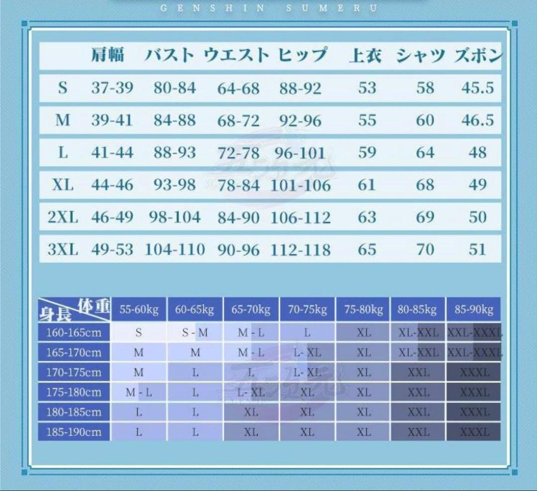 原神 放浪者 三分妄想 コスプレ衣装 ウィッグ 下駄 笠