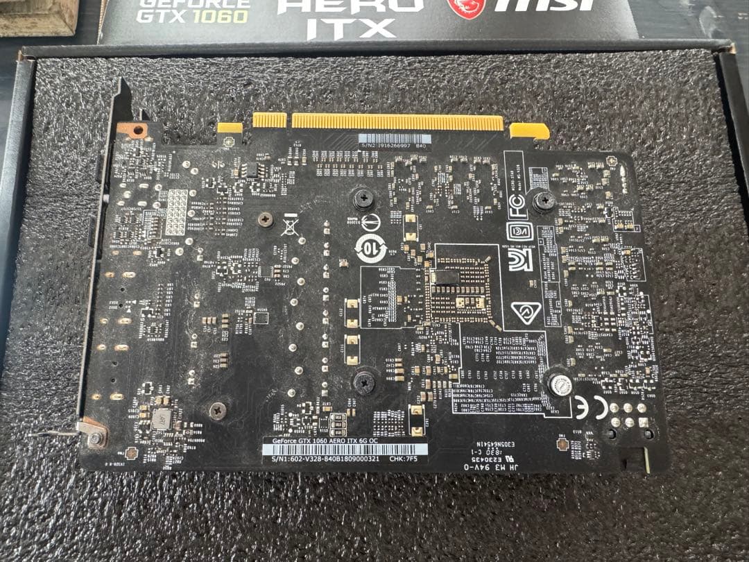 MSI AERO GTX 1060 グラフィックボード