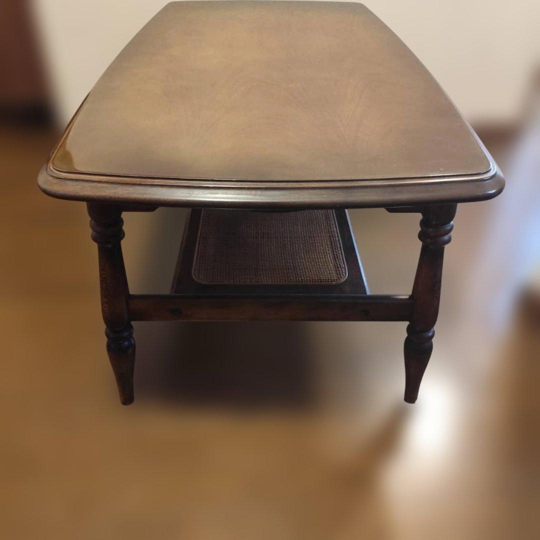 直接引き取り 希少 オールドカリモク コロニアル センターテーブル