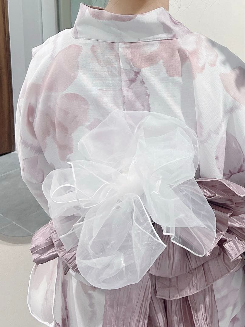 【即日発送】GRL薄ピンク浴衣4点セット