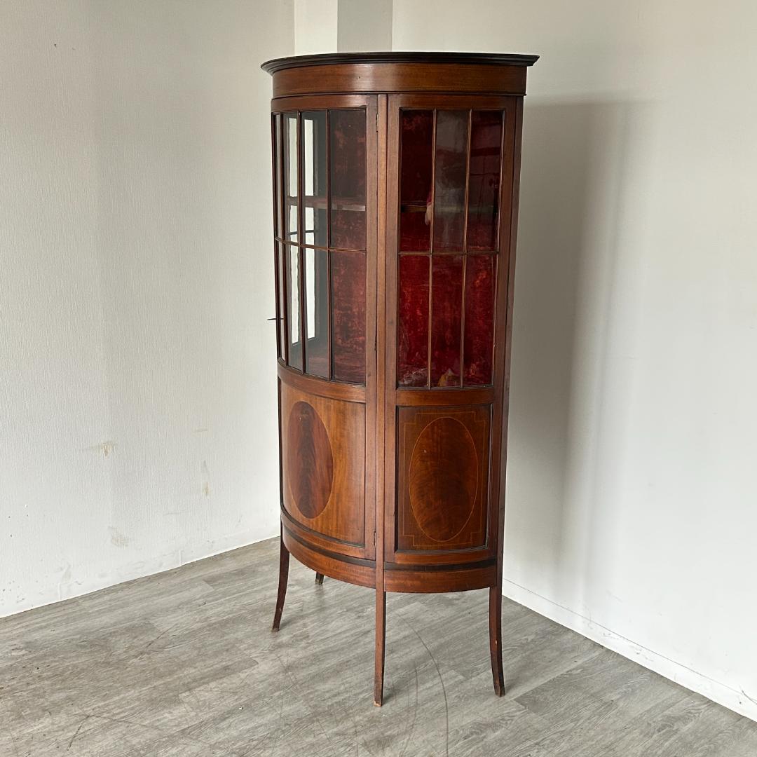 イギリス アンティーク家具 ディスプレイ キャビネット 1930年頃 776A