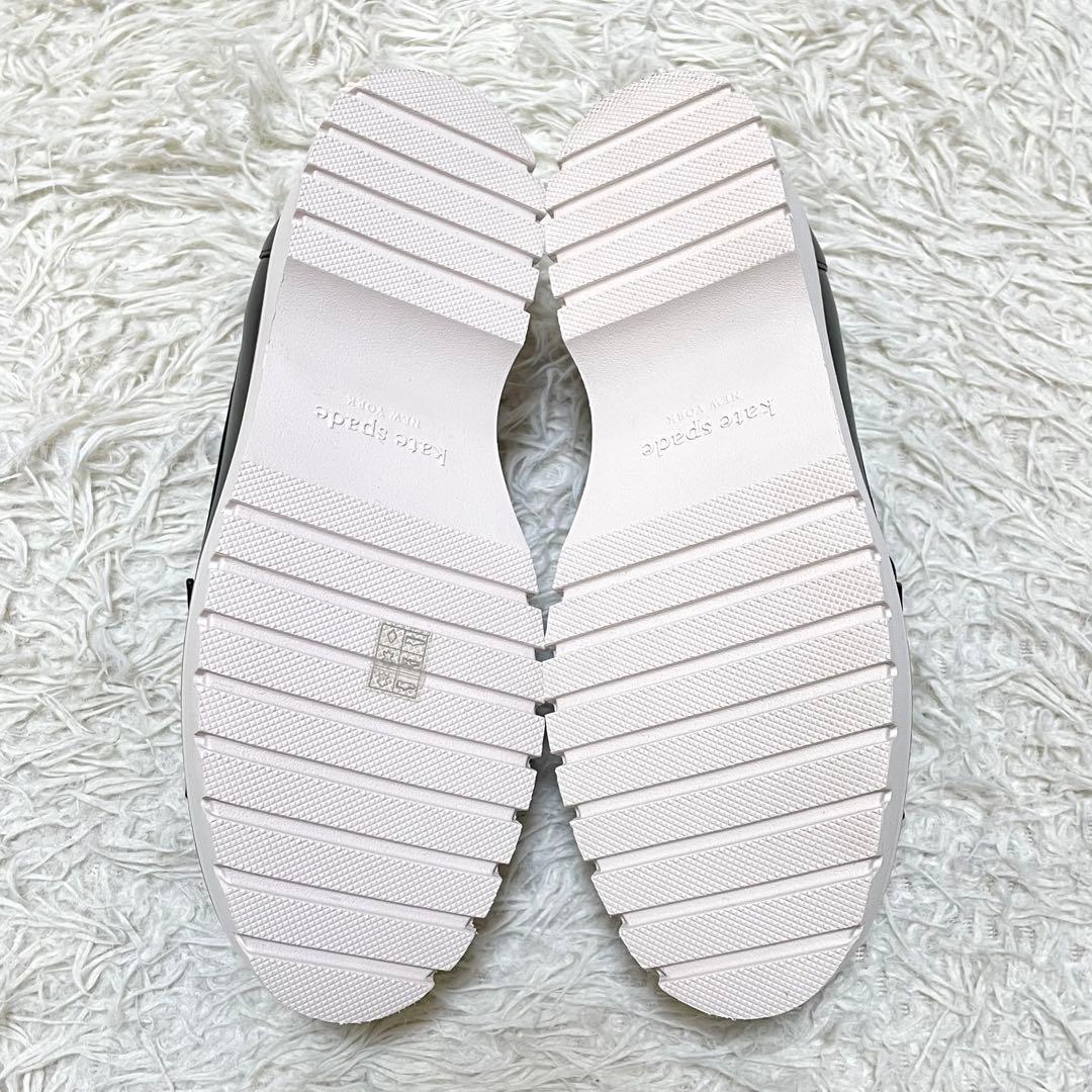 【未使用級】kate spade NEW YORK フリンジローファー 厚底