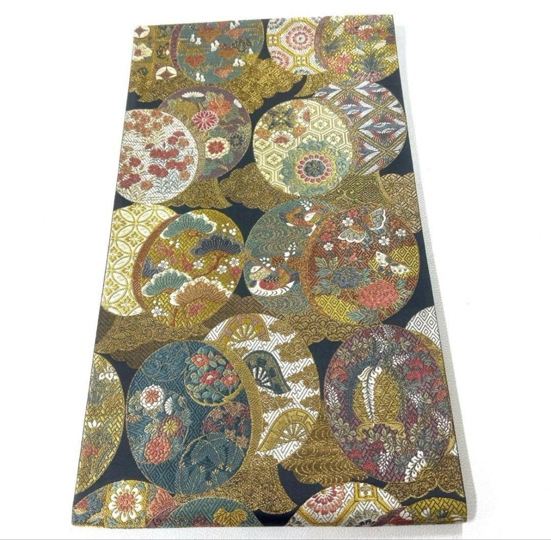 専用帯5920 5696 二点セット●川畑辰巳 高級 正絹 本場大島紬 六通