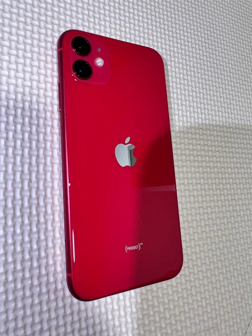 iPhone 11 128GB レッド 本体 SIMロック解除